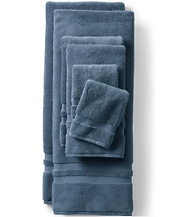 Lands' End Essential Cotton 2-Piece Washcloth Set
