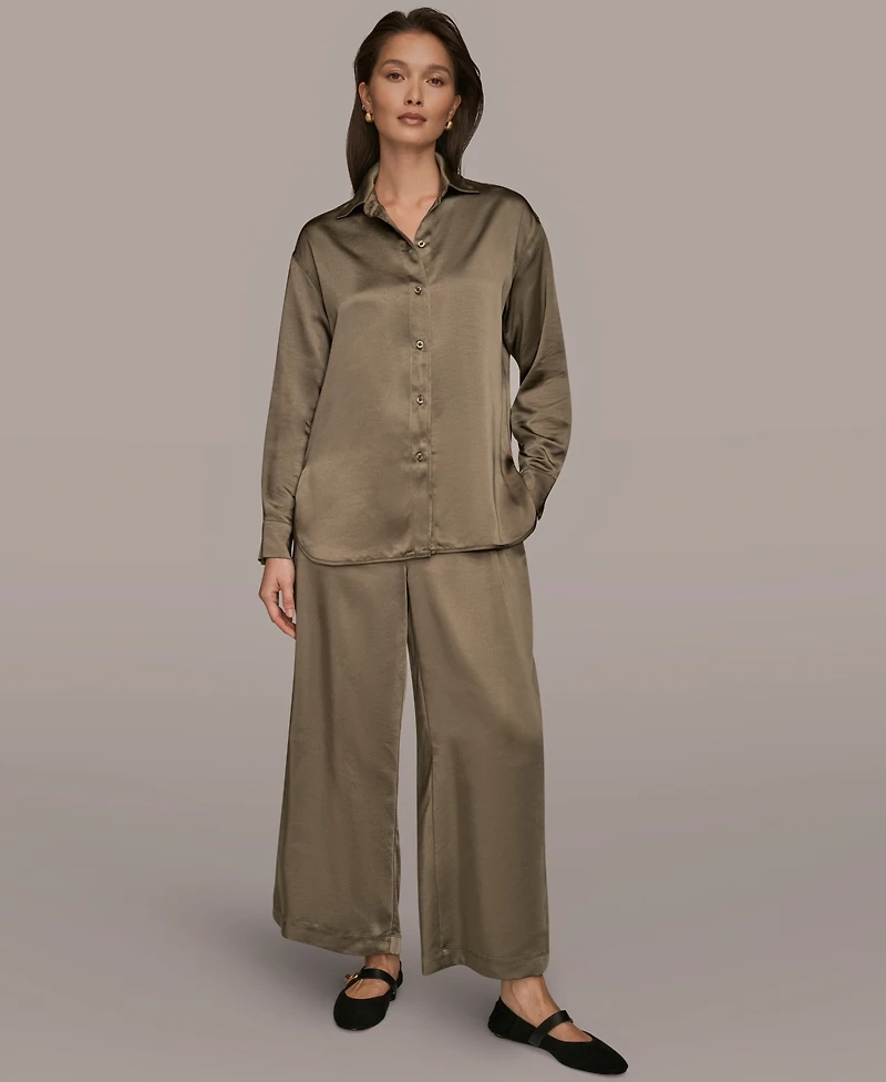 Donna Karan Weekend Women's Woven Button-Down Shirt