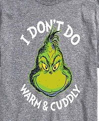 Airwaves Men's The Grinch I Don't Do Warm And Cuddly Graphic T-Shirt