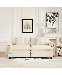 Streamdale Furniture Cloud Couch: Ultimate Comfort Chenille Sofa with Ergonomic Support