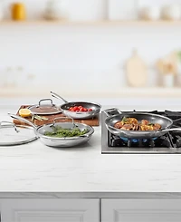 Cuisinart FusionElite 10" Plus Nonstick Tri-Ply Stainless Steel Skillet