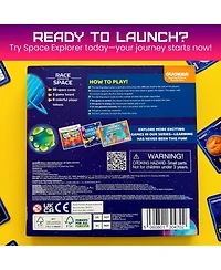 Quokka Space Board Game for Kids Ages 8-12 and Families – Fun Trivia with 50 Cards Learn Planets, Moons Facts Educ