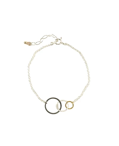 Uncommon Goods Past Present Future Sterling Silver Bracelet