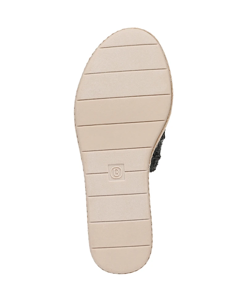 LifeStride Women's Breezy Washable Slide Wedge Sandals