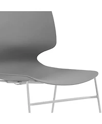 Streamdale Modern Grey Ergonomic Office Chair Set, 4-Piece