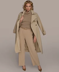 Donna Karan New York Women's Belted Notched-Collar Trench Coat