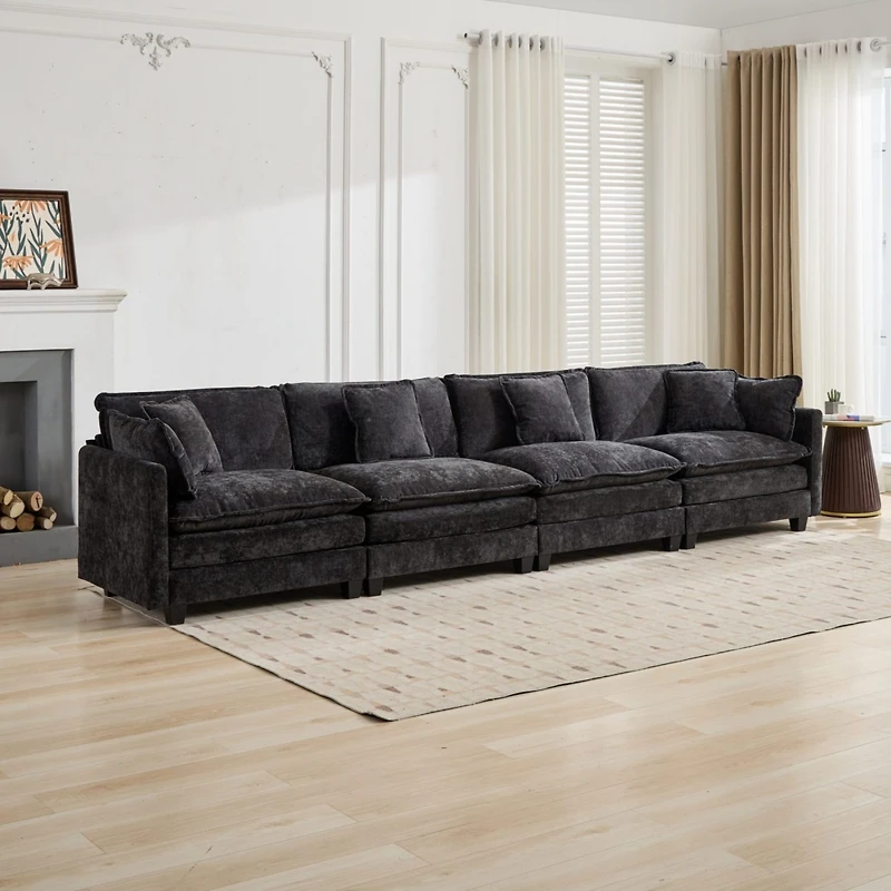 Streamdale Furniture Cloud Couch: Flexible, Modular Chenille Sofa for Ultimate Comfort