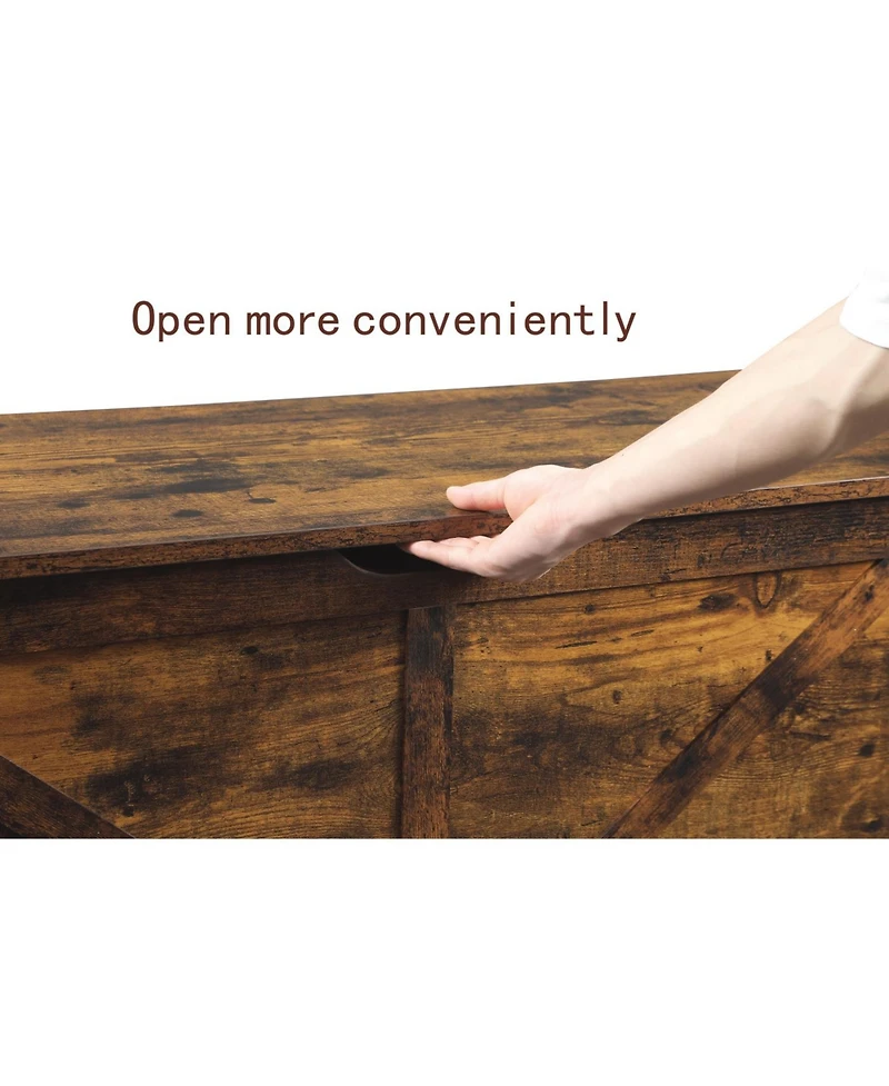 Streamdale Furniture Retro Toy Box Organizer Entryway Storage Bench