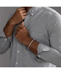 Esquire Men's Jewelry Lab-Grown Diamond (2 ct. t.w.) Bracelet in Yellow Rhodium Plated Sterling Silver