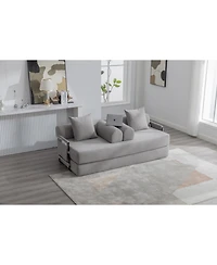 Streamdale Furniture Streamdale Foldable & Compressible Sofa with Metal Frame for Small Spaces