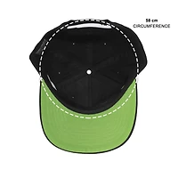 Dragon Ball Z Men's Goku Kanji Patch Black Retro Grandpa Snapback Hat