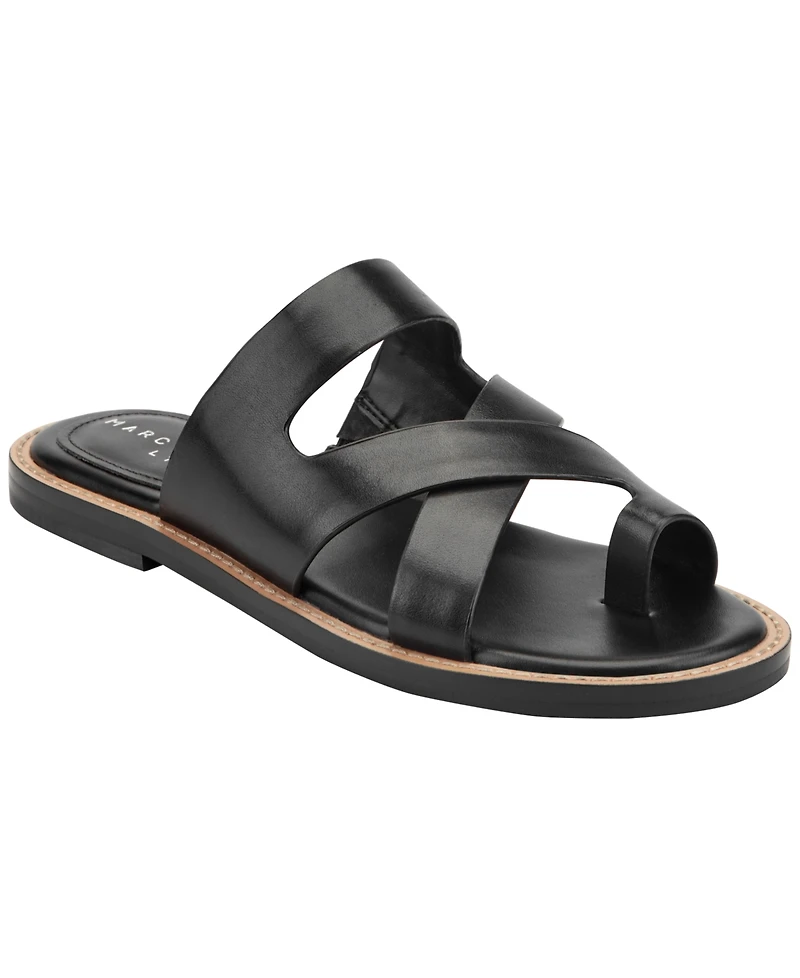 Marc Fisher Ltd Women's Genella Strappy Slip-On Sandals