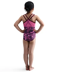 Nike Gymnastics Girls' 7-16 Smoky Swoosh Leotard