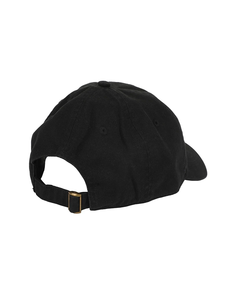 Stranger Things Men's Logo Black Unstructured Baseball Cap.