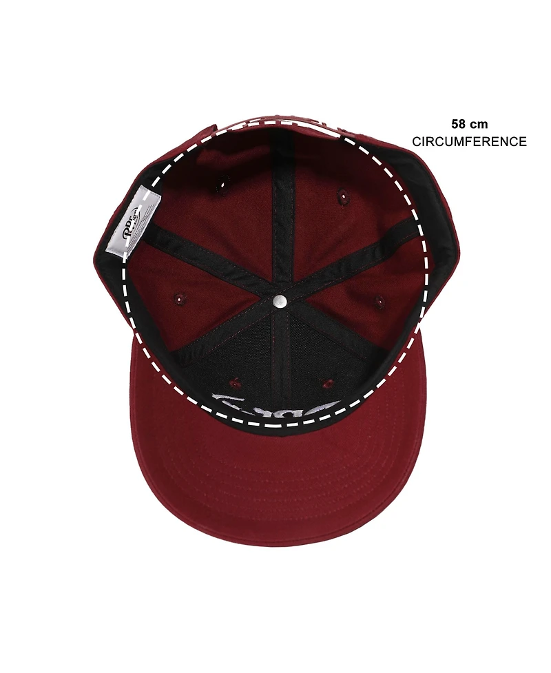 Dr. Pepper Men's Dr Pepper Embroidered 3D Logo Red Traditional Adjustable Hat