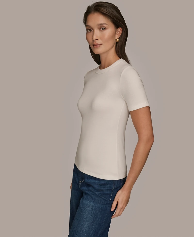 Donna Karan Weekend Women's Short-Sleeve Crewneck T-Shirt