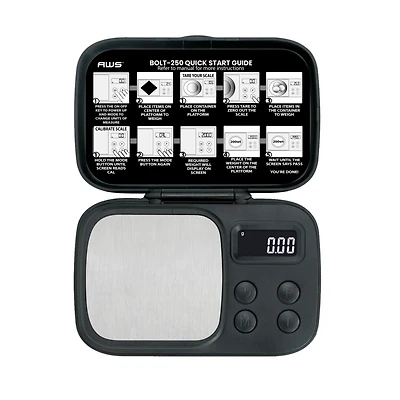 American Weigh Scales Bolt-250 Digital Pocket Scale, 250G X 0.01G