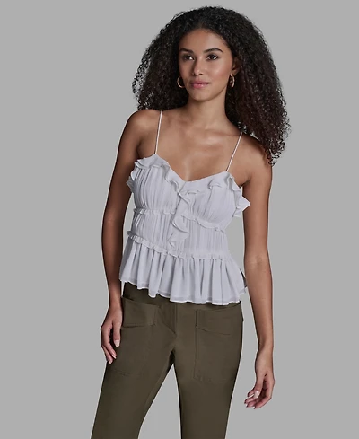 Bcbg Women's Sleeveless Square Neck Tank Top