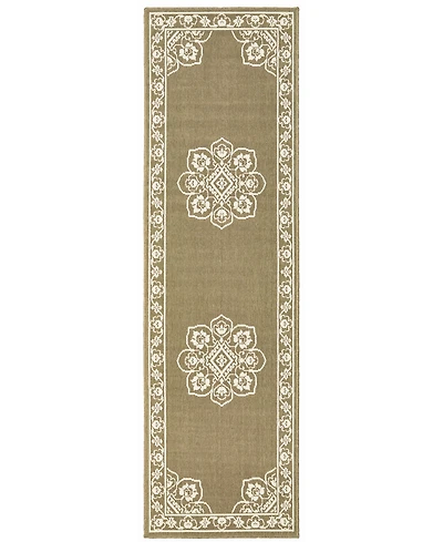 Oriental Weavers Marina 7764 2'3" x 7'6" Indoor/Outdoor Runner Area Rug