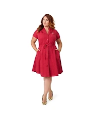 Smak Parlour Plus 1960s Fit & Flare Dress