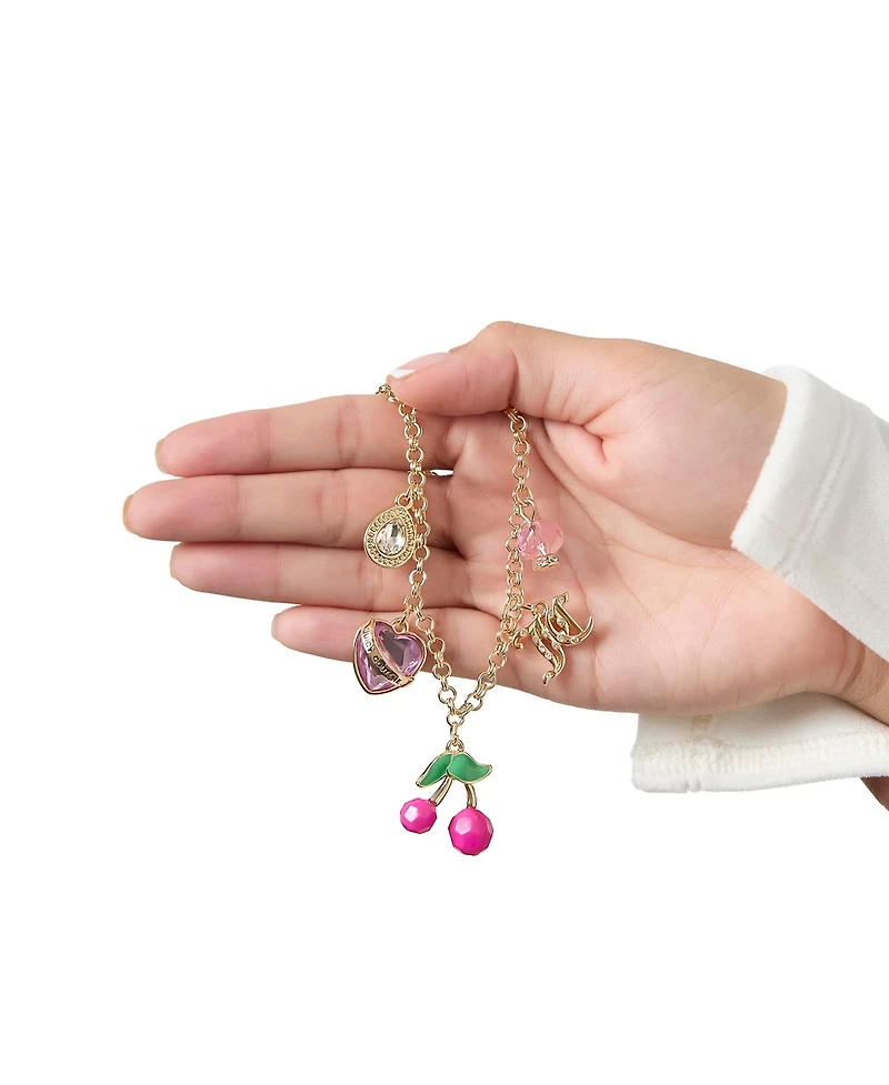 Juicy Couture Cherry Charm Necklace - 18 + 2''