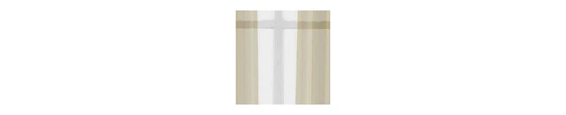 Kate Aurora Designer Sheer Voile Rod Pocket Curtains For Small Windows
