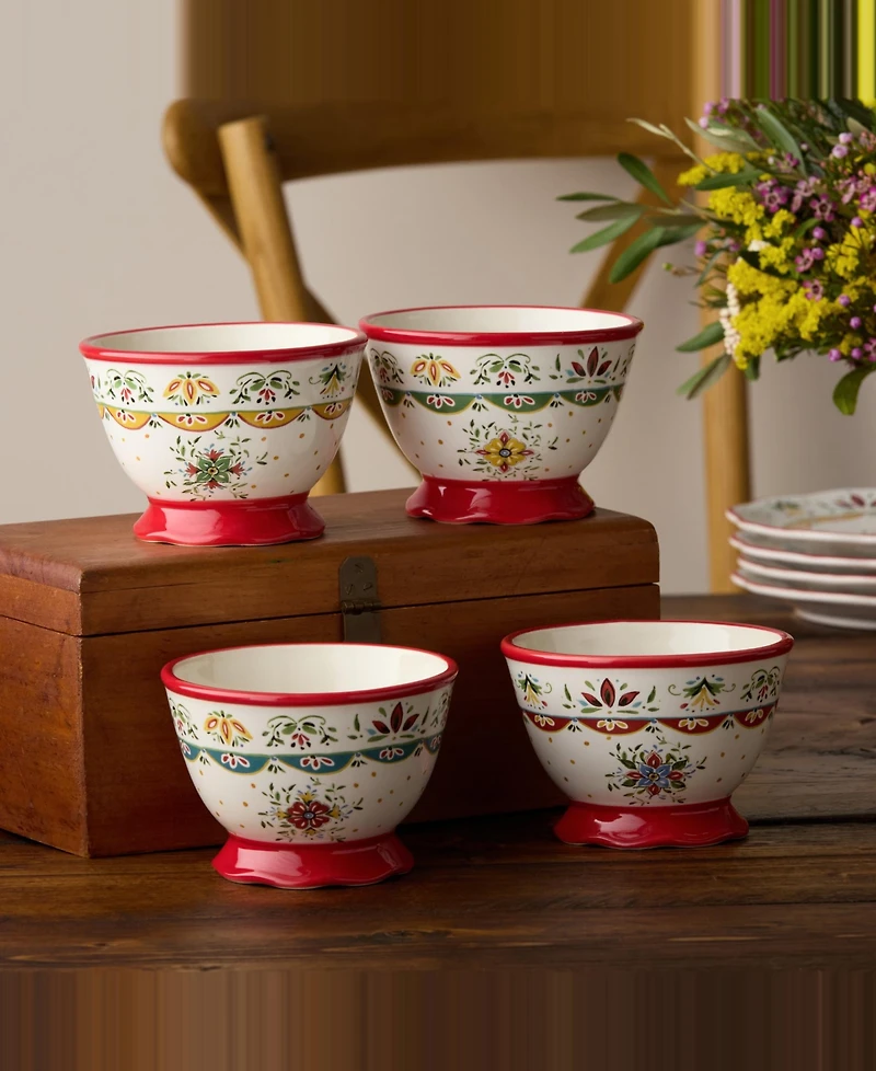 Certified International Provence Ice Cream Bowls, Set of 4