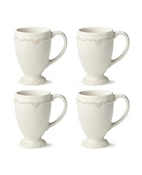 Certified International Heritage Scroll Mugs, Set of 4, Service For 4