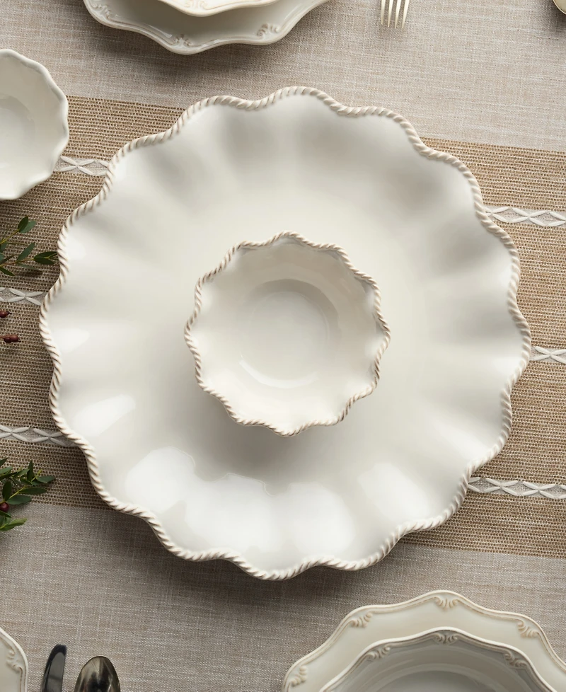 Certified International Heritage 2-Pc. Chip and Dip Bowl Set