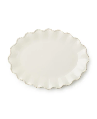 Certified International Heritage Scroll Large Oval Platter