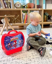 World Tech Toys Spidey and His Amazing Friends Handyman Suitcase Tool Set, 19-Piece