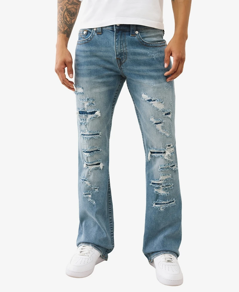 True Religion Men's Brice Flare Regular-Fit Jeans