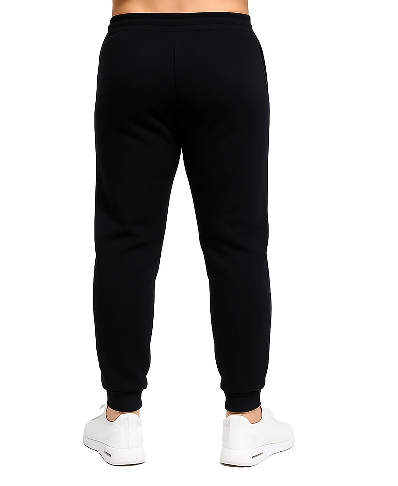 Blu Rock Men's Modern-Fit Heavyweight Jogger Sweatpants with Zipper Side Pockets
