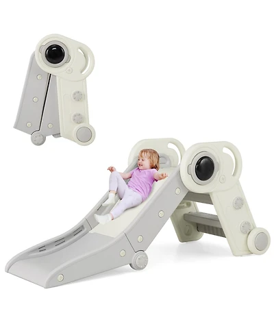 Hongge 2-in-1 Baby Slide and Climber Playset for Toddlers 18+ Months
