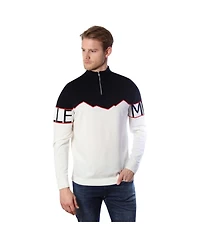 Bellemere New York Men's Half-Zipped Cashmere Blend Sweater