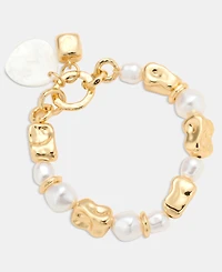 Style & Co Imitation Pearl Stretch Bracelet, Macy's Exclusive
