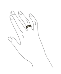 Bling Jewelry Two-Tone Celtic Dragon Knot Carbon Fiber Inlay Band Ring 8MM Titanium