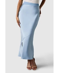 Coast Women's Satin Detail Fitted Skirt