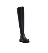 Xti Women's Stretchy Tall Boots – Flexible Fit, Sleek Design, Knee-High Fashion Footwear