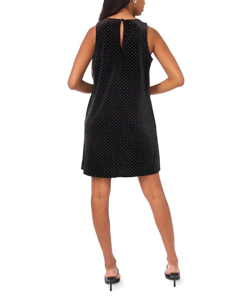 Msk Women's Sleeveless Keyhole Back Dress