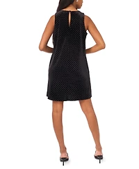 Msk Women's Sleeveless Keyhole Back Dress