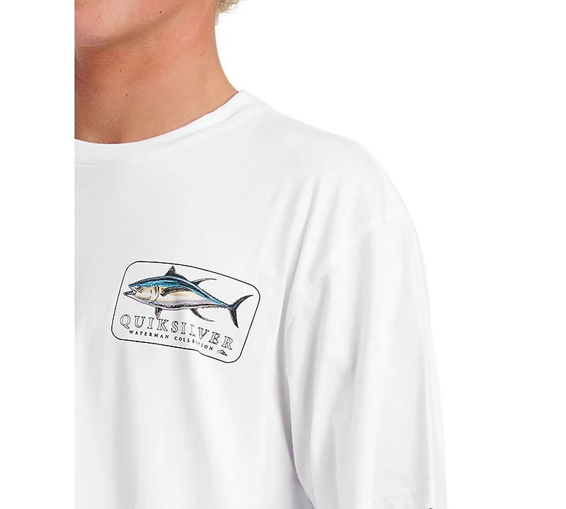 Quiksilver Waterman Men's Yellow Finner T-Shirt