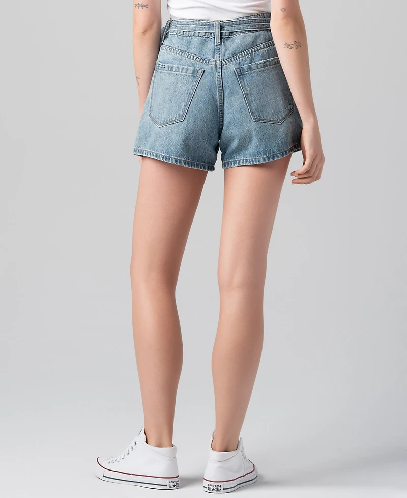 Blank Nyc Women's Zipper Fly Denim Shorts