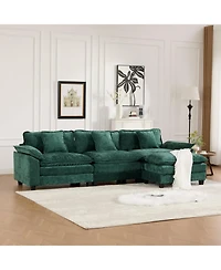 Streamdale Furniture Streamdale Cloud Couch: Flexible, Modular Chenille Sofa for Ultimate Comfort