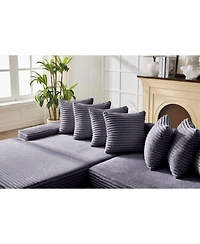 Streamdale Convertible Floor Sofa Bed, Foldable Mattress Cloud Couch for Space Saving