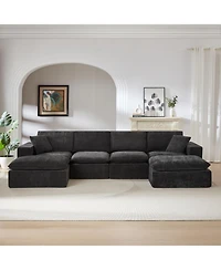 Streamdale Furniture Modern Chenille Cloud Sofa