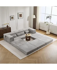 Streamdale Furniture Streamdale Compression Sofa, Convertible Floor Sofa Bed, Sofa