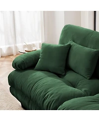 Streamdale Furniture 3-Seater Chenille Modular Sectional Sofa - Soft & Comfy Living Room Furniture, Green