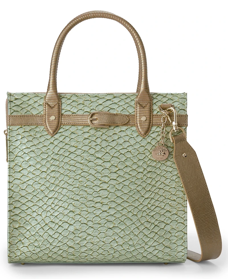 Brahmin Women's Caroline Leather Small Satchel Bag