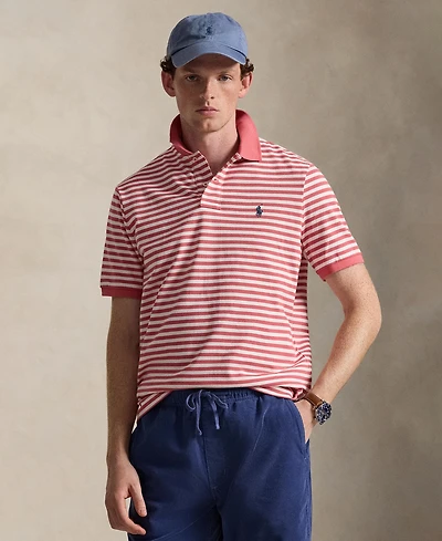 Polo Ralph Lauren Men's Classic-Fit Striped Mesh Polo Shirt